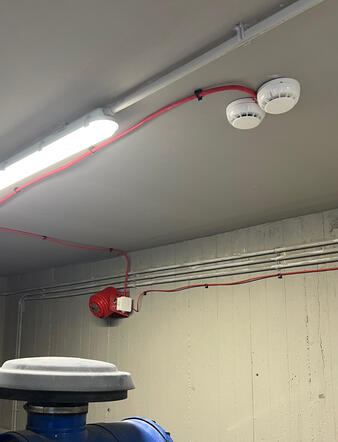 Εγκατάσταση aerosol DSPA στο Super Market Μασούτης Α.Ε.