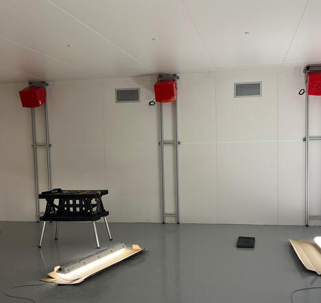 Εγκατάσταση aerosol DSPA σε Καινούριο ερευνητικό εργαστήριο.